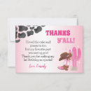 Recherche de cowgirl thank you cards Sauvage
