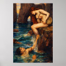 Recherche de sirène vintage posters Peinture de sirène