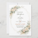 Search for vintage inspired wedding invitations Neutral spring nature garden