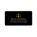 Search for scales of justice return address labels Judge