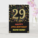 Search for 29 years cards Colorful