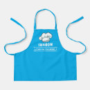 Search for light blue aprons Cook