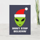 Search for alien christmas cards Green