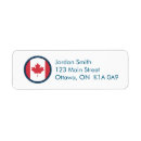 Search for canada day return address labels Canadian
