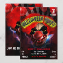 Search for scary clown invitations Evil