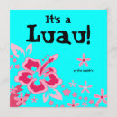 Search for tropical beach party luau reception invitations Floral