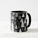 Search for monochromatic mugs Black and white