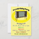 Search for television invitations Vintage