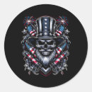 Search for patriotic skull stickers Usa