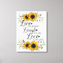 Search for live laugh love canvas prints Flower