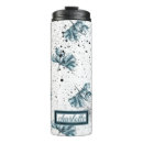 Recherche de fleurs peintes tasses Bleu