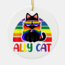Search for rainbow cat ornaments Gay