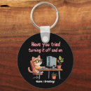 Search for computer tech keychains Funny