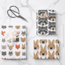 Search for wild animal wrapping paper Bunny