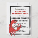 Search for crawfish boil birthday invitations Crayfish