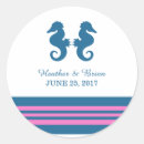 Search for seahorse wedding stickers Ocean