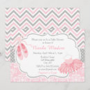 Search for slippers baby pregnancy invitations Ballerina