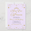 Search for 4th princess birthday invitations Gold