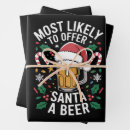 Search for beer wrapping paper Xmas