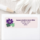 Search for purple green return address labels Simple