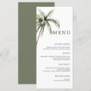 Search for palm tree menus Island