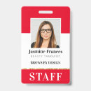Search for work badges Staff