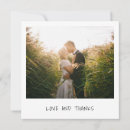 Search for retro wedding thank you cards Simple