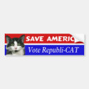 Search for anti cat bumper stickers Political