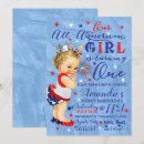 Search for fourth of july birthday invitations Red