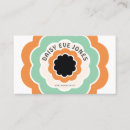 Recherche de fleur hippie cartes visite Rétro