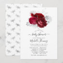 Search for red and silver invitations Roses