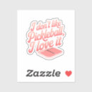 Search for coach love stickers I love pickleball