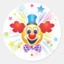 Recherche de clowns autocollants Drôle