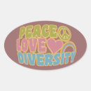 Search for peace stickers Colourful