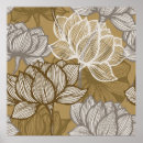 Search for gold flowers posters Vintage