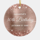 Search for 30th birthday ornaments Girly