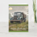 Search for old truck birthday cards Antique