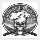 Search for culinary square stickers Chef