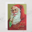 Search for creepy santa christmas cards Vintage