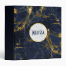 Search for gold binders Navy blue