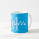 Search for blue monogrammed mugs Typography