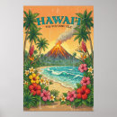 Recherche de volcans posters Hawaï