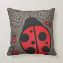 Search for ladybug pillows Ladybirds
