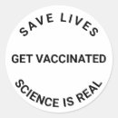 Search for save lives stickers Vaccinated