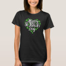 Search for st patricks day womens tshirts Heart