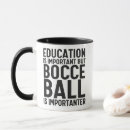 Search for bocce mugs Bocce ball player