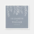 Recherche de dusty blue wedding napkins Boho