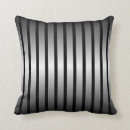 Recherche de rayures verticales coussins Noir