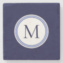 Search for blue coasters Monogrammed