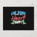Search for line dancing postcards Western